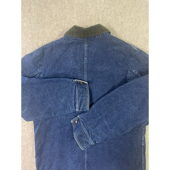 Vintage Dickies Barn Chore Coat Jacket M Aztec Blanket Lined Corduroy-Collar USA - Picture 2 of 16